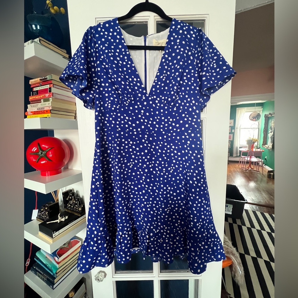 Blue Polka Dot Dress